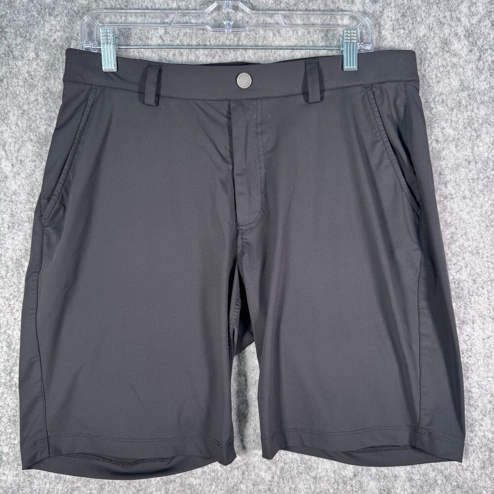 Redvanly Hanover Shorts Mens Black M 33x8 Golf Casual Performance Pull On